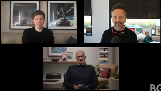 组后首次对谈:「我们是天作之合!」开元棋牌app奥特曼和纳德拉艰难重(图2) 组后首次对谈:「我们是天作之合!」开元棋牌app奥特曼和纳德拉艰难重(图2)